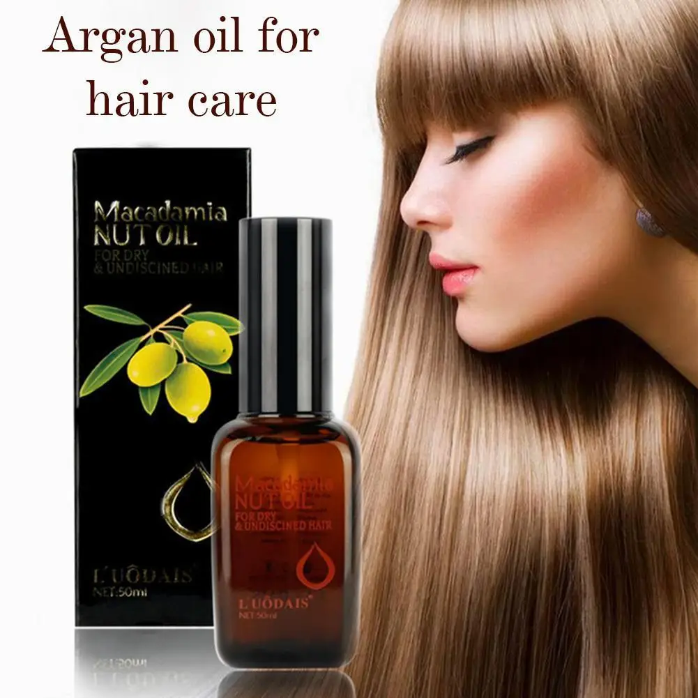 

50ML Multi-functional Moroccan Argan Hair Oil Hair Moisturizing Repair Dry Damage Absorbed Oils Nourish Scalp Treatments