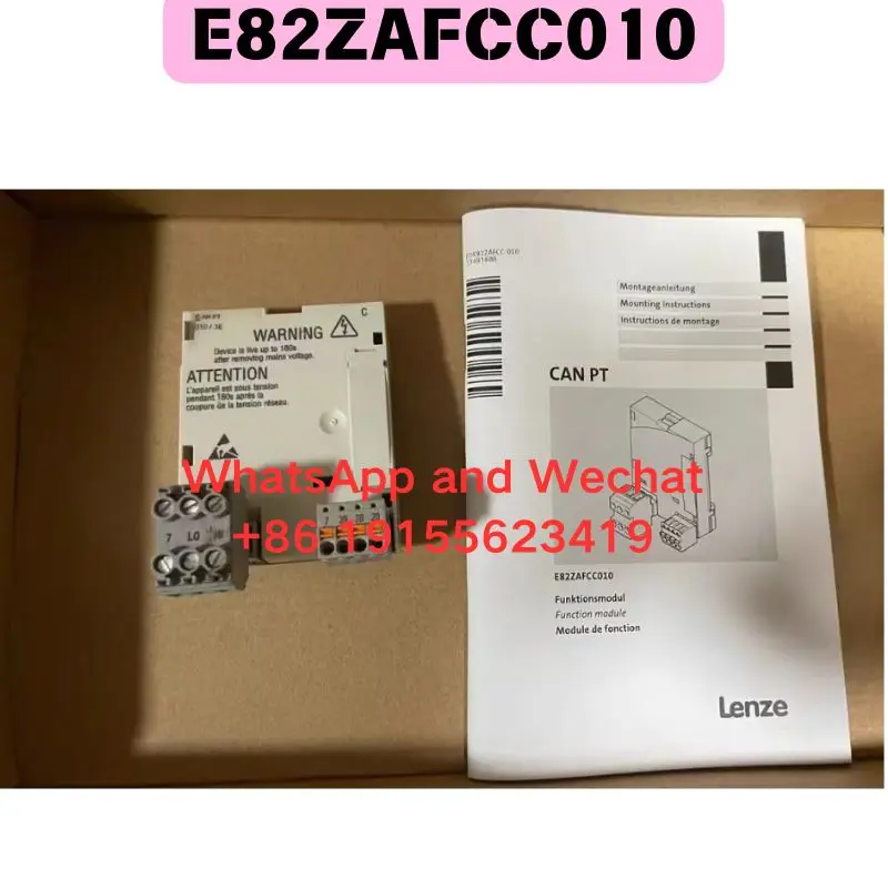 Совершенно новый оригинальный б/у E82ZAFCC010 Luntz модуль платы ввода-вывода инвертора