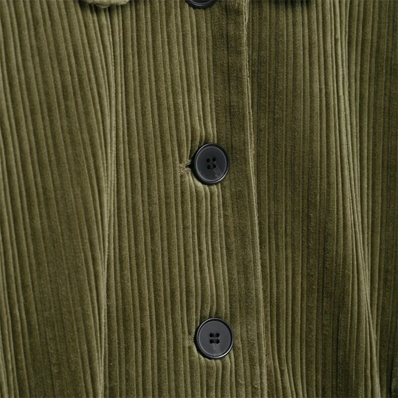 KEYANKETIAN 2022 весенняя новая женская короткая вельветовая куртка в стиле ретро