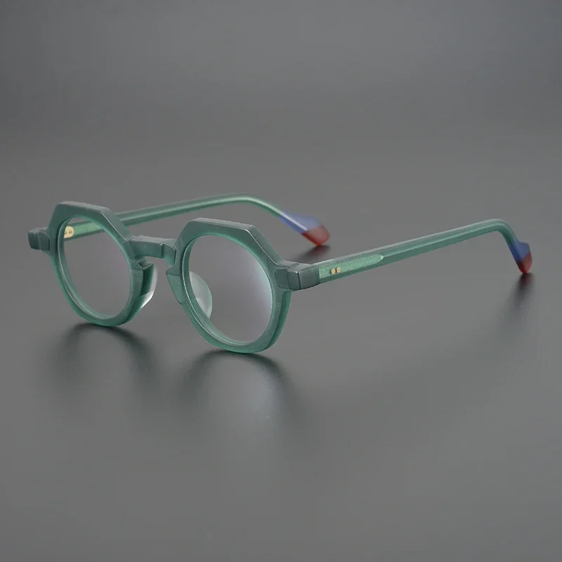 

Матовая ацетатная оправа для очков для мужчин, высококачественные оптические очки ручной работы, для чтения при близорукости, женские очки по рецепту в стиле ретро