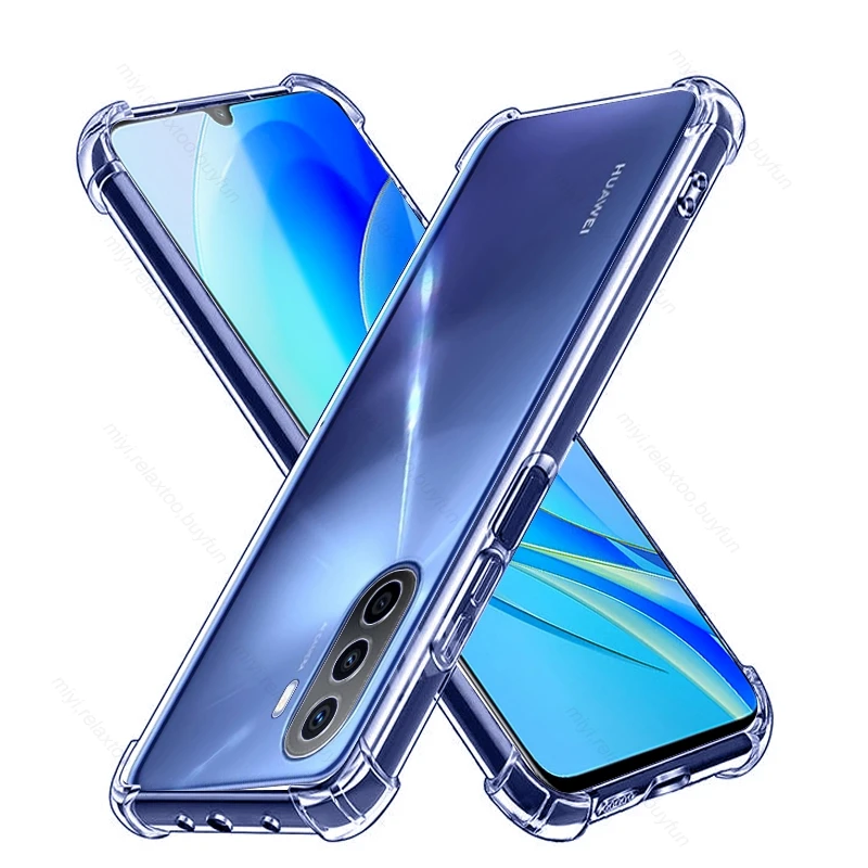 

Прозрачный бронированный противоударный чехол-бампер для Huawei Nova Y70, защитный чехол для Hauwei Huawey NovaY70 Nova Y 70 Plus