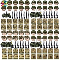 ww2 western front army building blocks soldiers figures bricks military tricycle exquisite design toys for boys birthday gifts