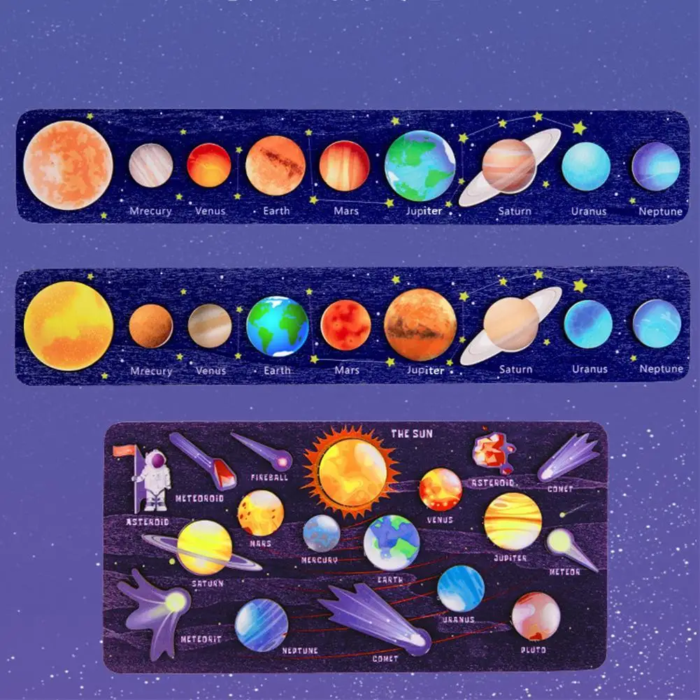 Деревянная головоломка на солнечной батарее детская настольная игра для