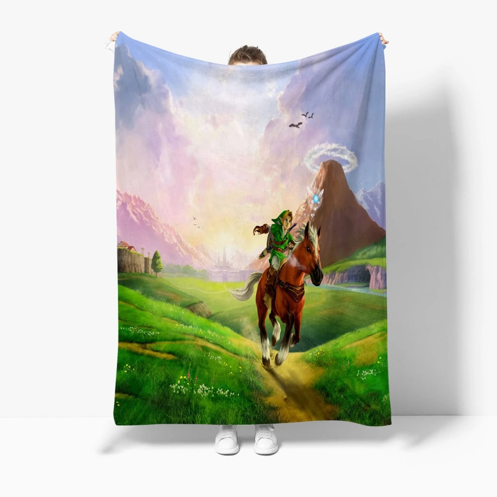 

Sherpa Blanket Zelda Flannel Blanket for Bedding Room Sofa Soft Blanket Bedspread Home Decor Office Nap
