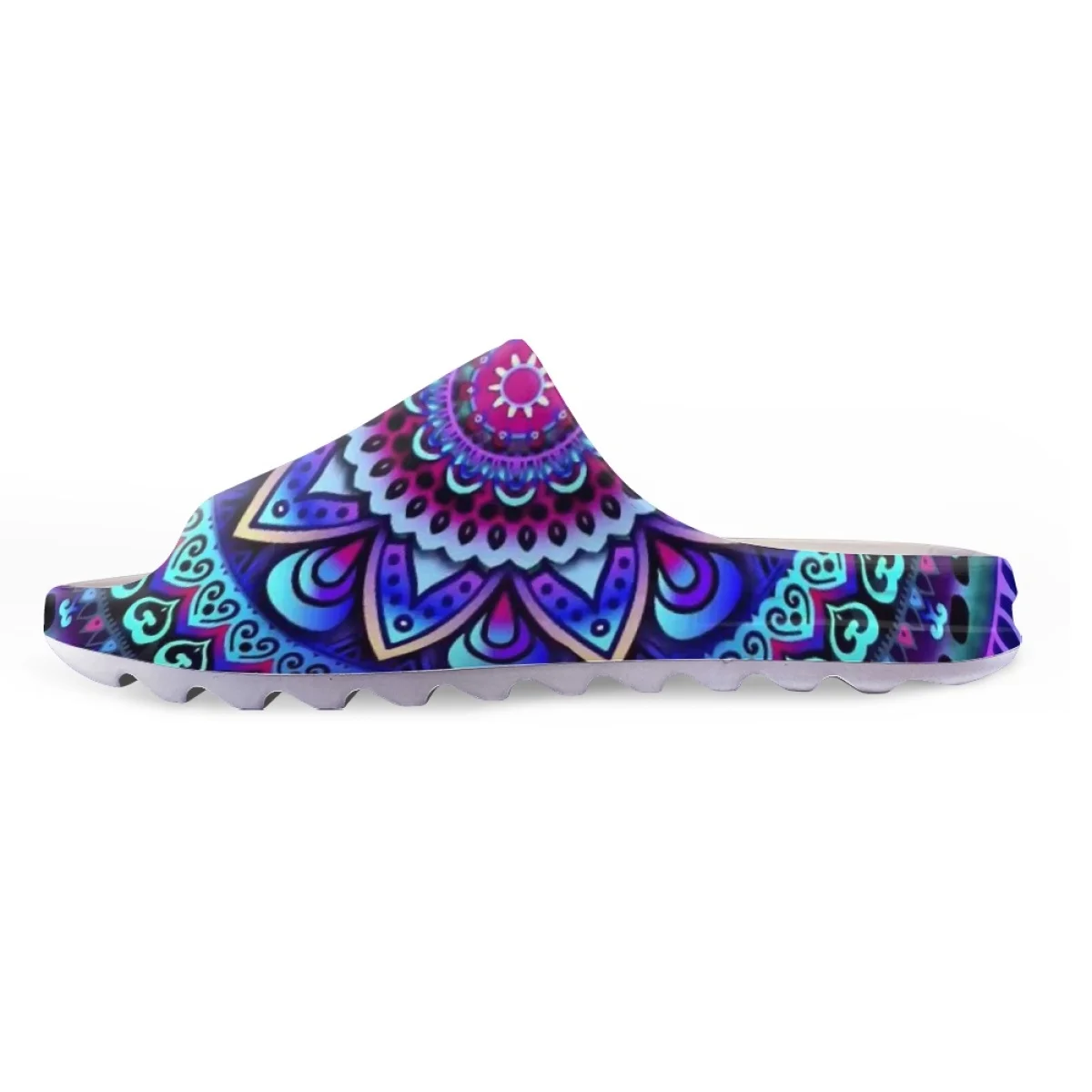 Nopersonality Colorful Mandala Flowers Women's Summer Sandals New Fashion Home Slippers Comfortable Flat Bathroom Sandalias De
