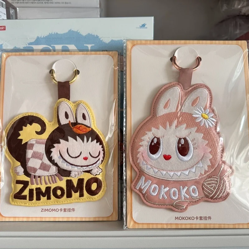 Фото Горячая новинка: POP MART LABUBU TYCOCO THE MONSTERS Серия карточных держателей-фигурок Mokoko Zimomo в закрытой упаковке (Blind Box) — коллекционная игрушка, подарок на фестиваль №5