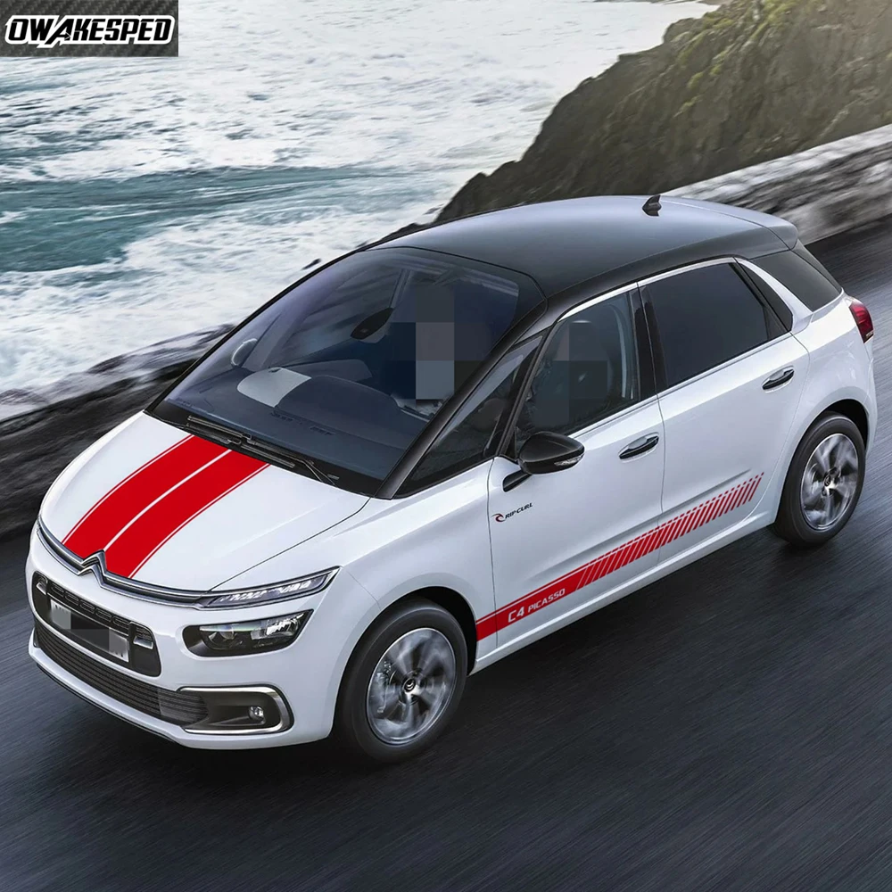 Спортивный Стайлинг Автомобильный капот наклейка на крышку двигателя