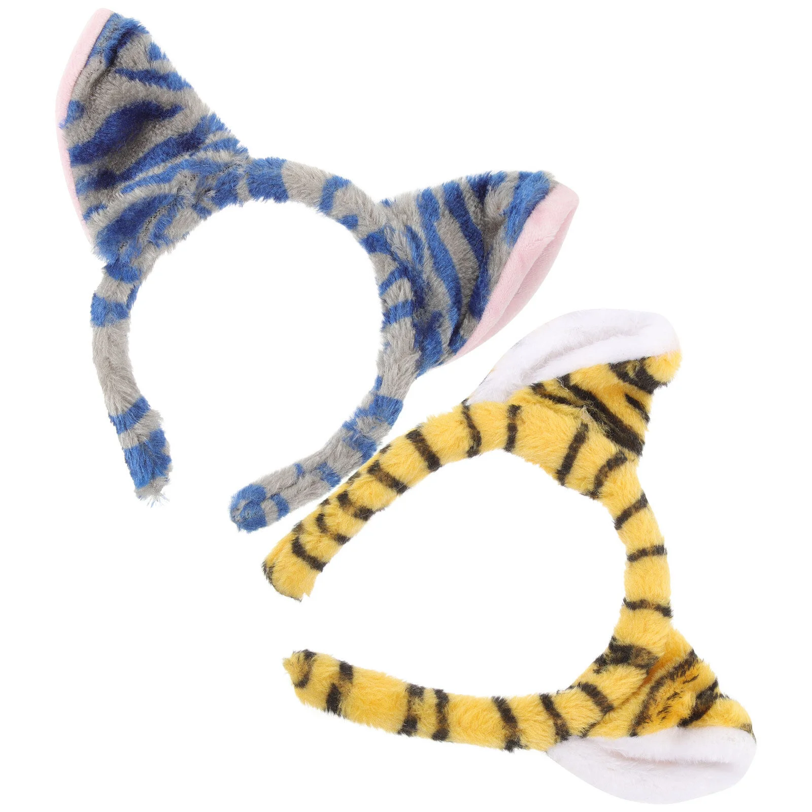 

2 pcs Plush Tiger Ear Headbands Cute Tiger Ear Headbands Girl Headband Cute Headband