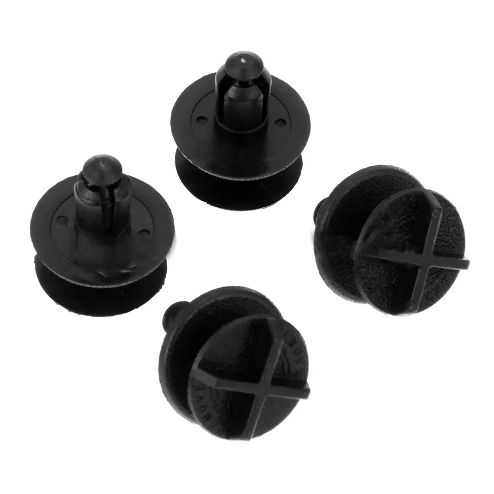 

New Practical Universal Fixing Clips ​Battery Cover 10x Black LR024316