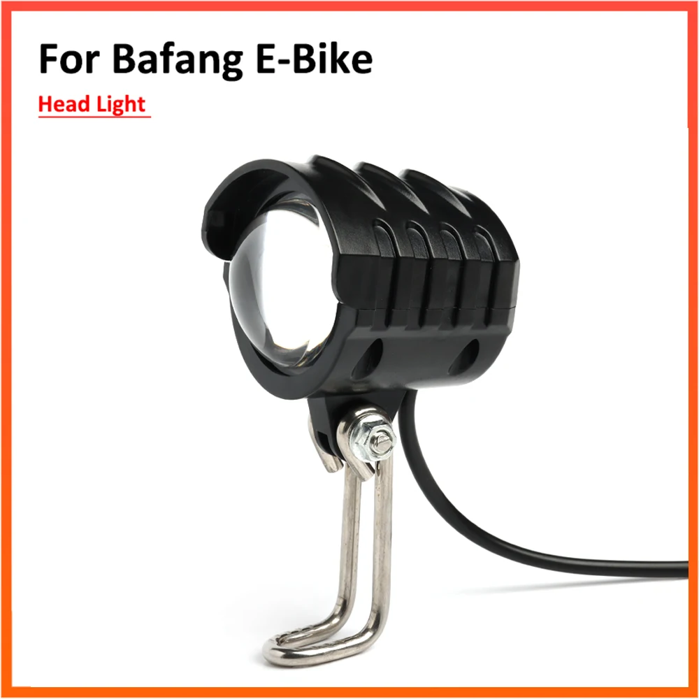 

6V LED HeadLight Head Light Torch Flashlight for Bafang Mid Motor Assembly Parts Electric Bicycle Light Accessory