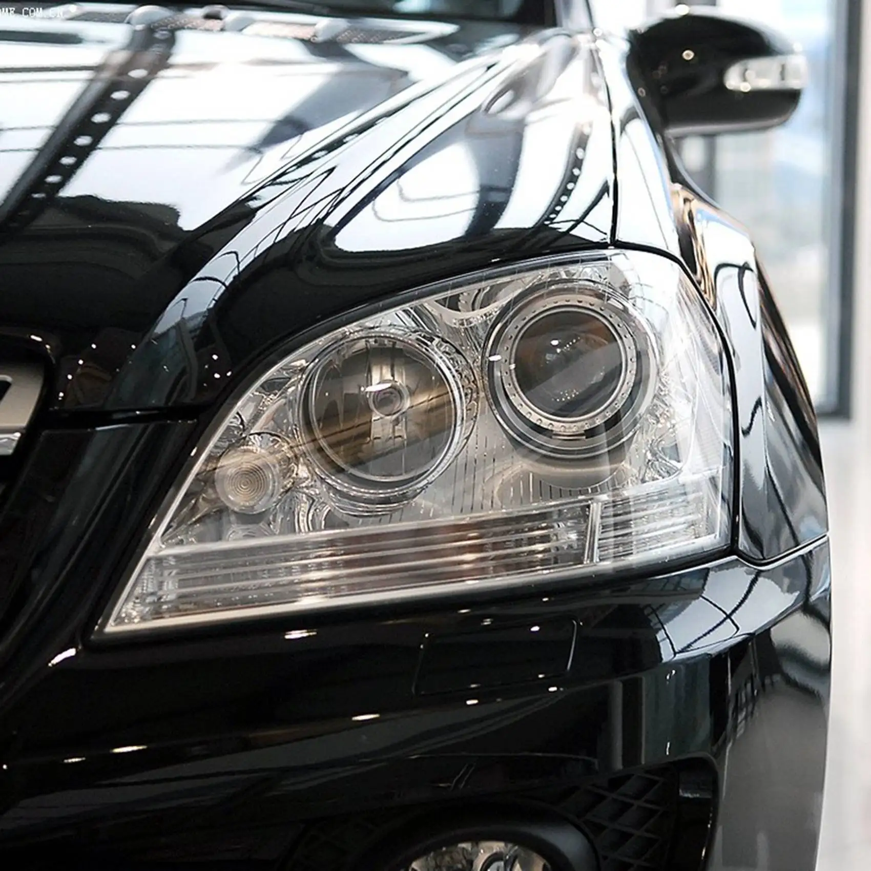 Для Mercedes-Benz W164 ML350 500 2005-2008 левая БОКОВАЯ крышка объектива передней фары