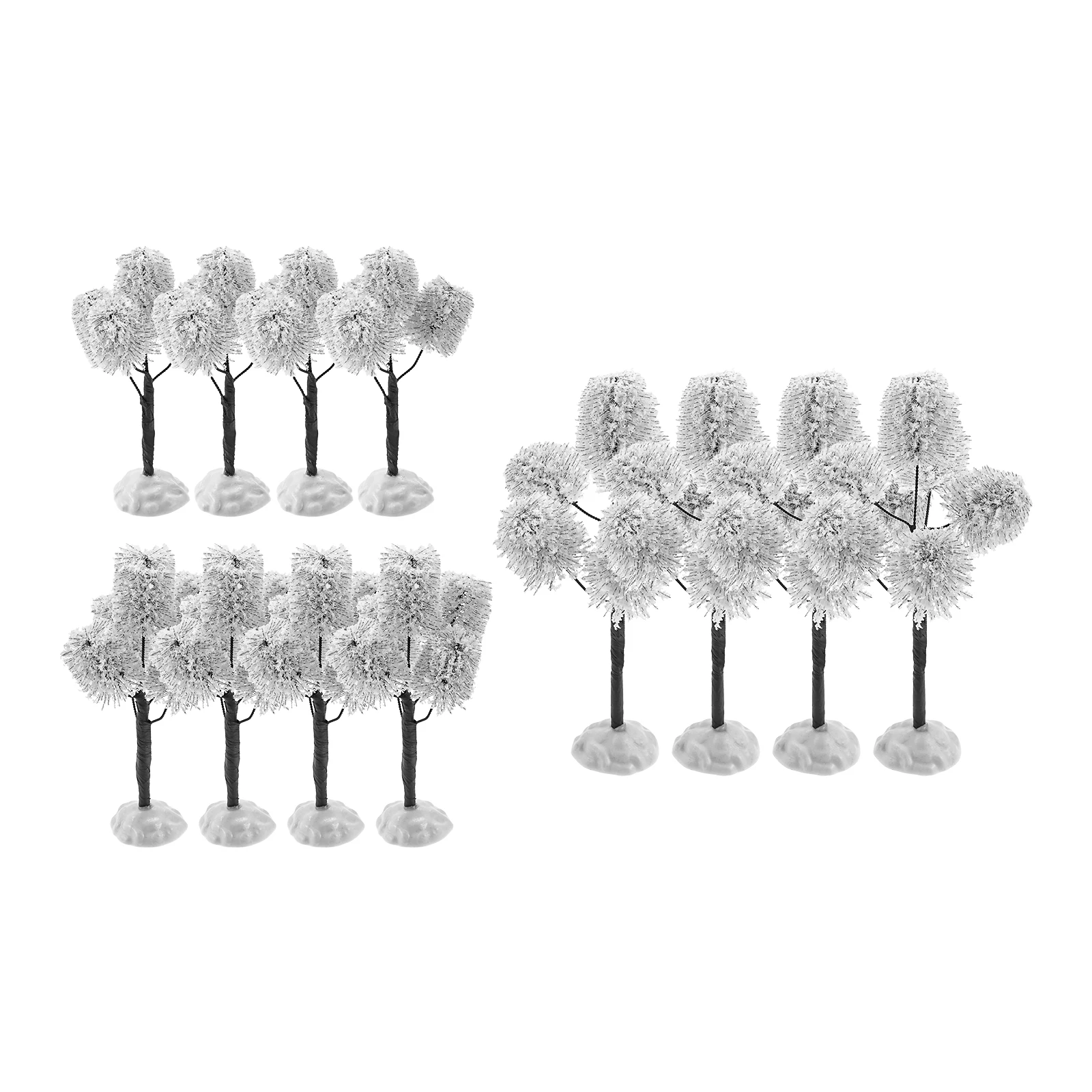 

Настольные елочки пластик 12 шт.