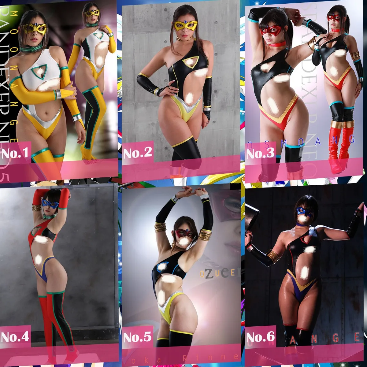 Супергероин женский Фетти сексуальный красный/зеленый Женский Герой Zentai костюм