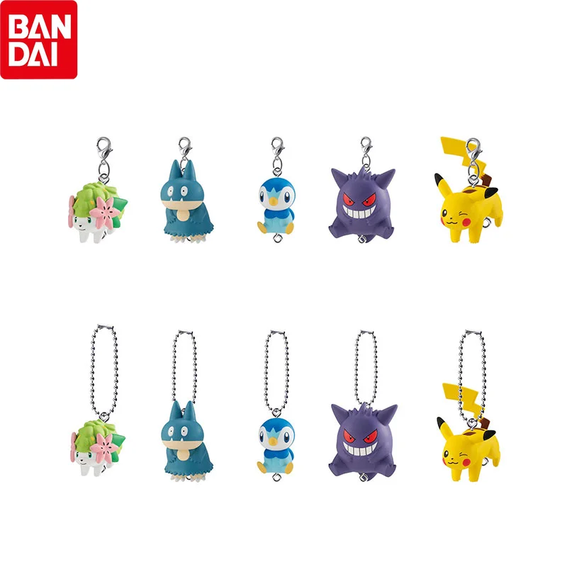 

BANDAI Pokemon Gashapon Pikachu Piplup Action Figures Model Pendant Genuine Anime Figures Collection Hobby Gifts Toys