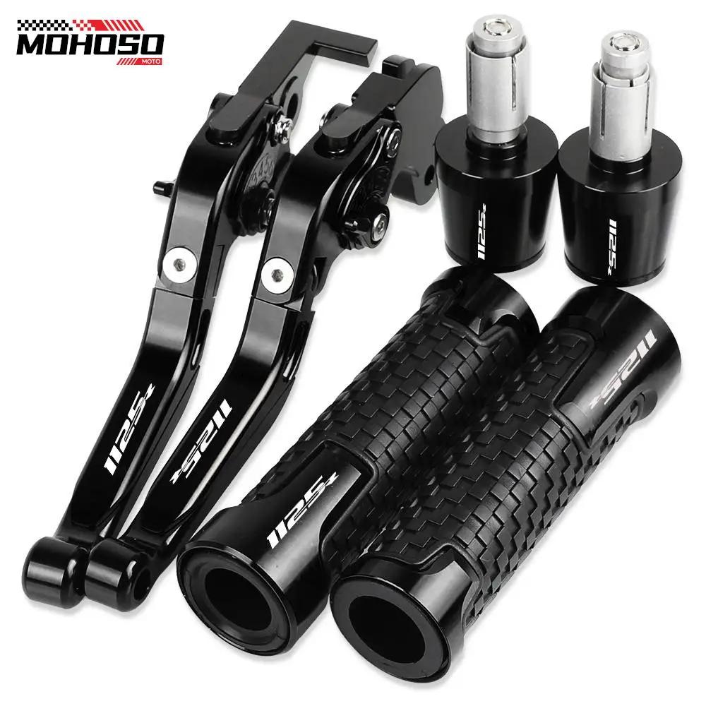 

1125R 1125 R Motorcycle Aluminum Adjustable Brake Clutch Levers Handlebar Hand Grips ends For BUELL 1125R 2008-2009