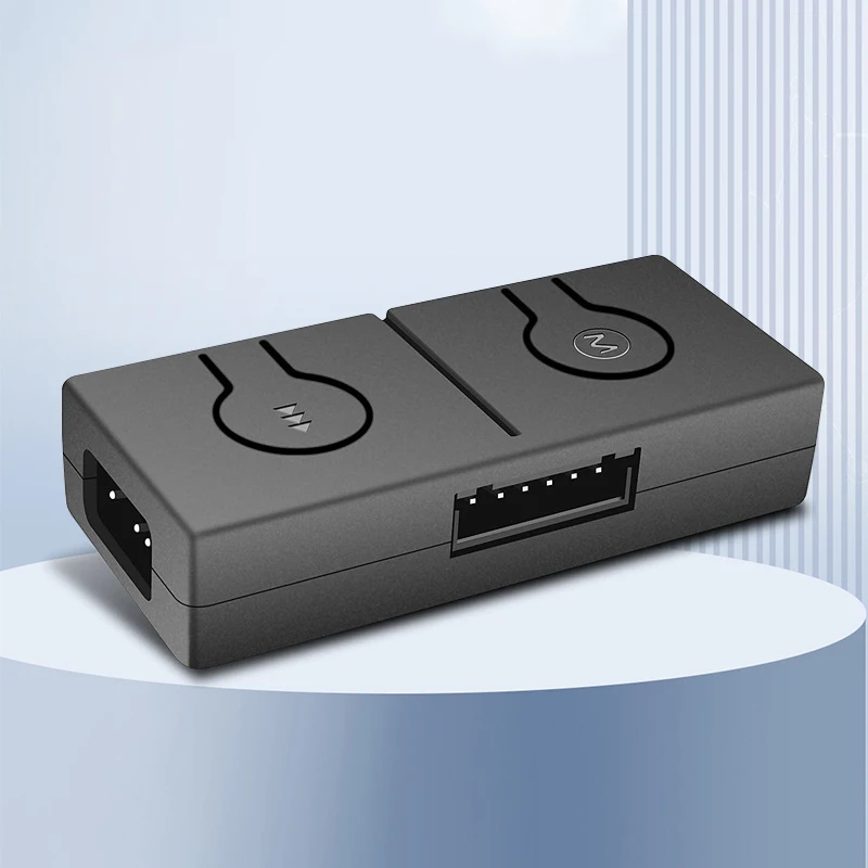 Адаптер ADD-RGB на 12 В/4-контактный с 3-сторонним разветвителем преобразователь RGB 5 В