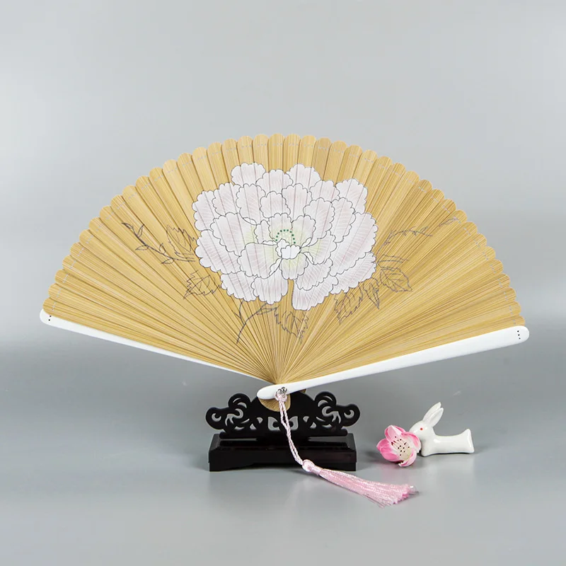 

Бамбуковый складной веер ручной работы