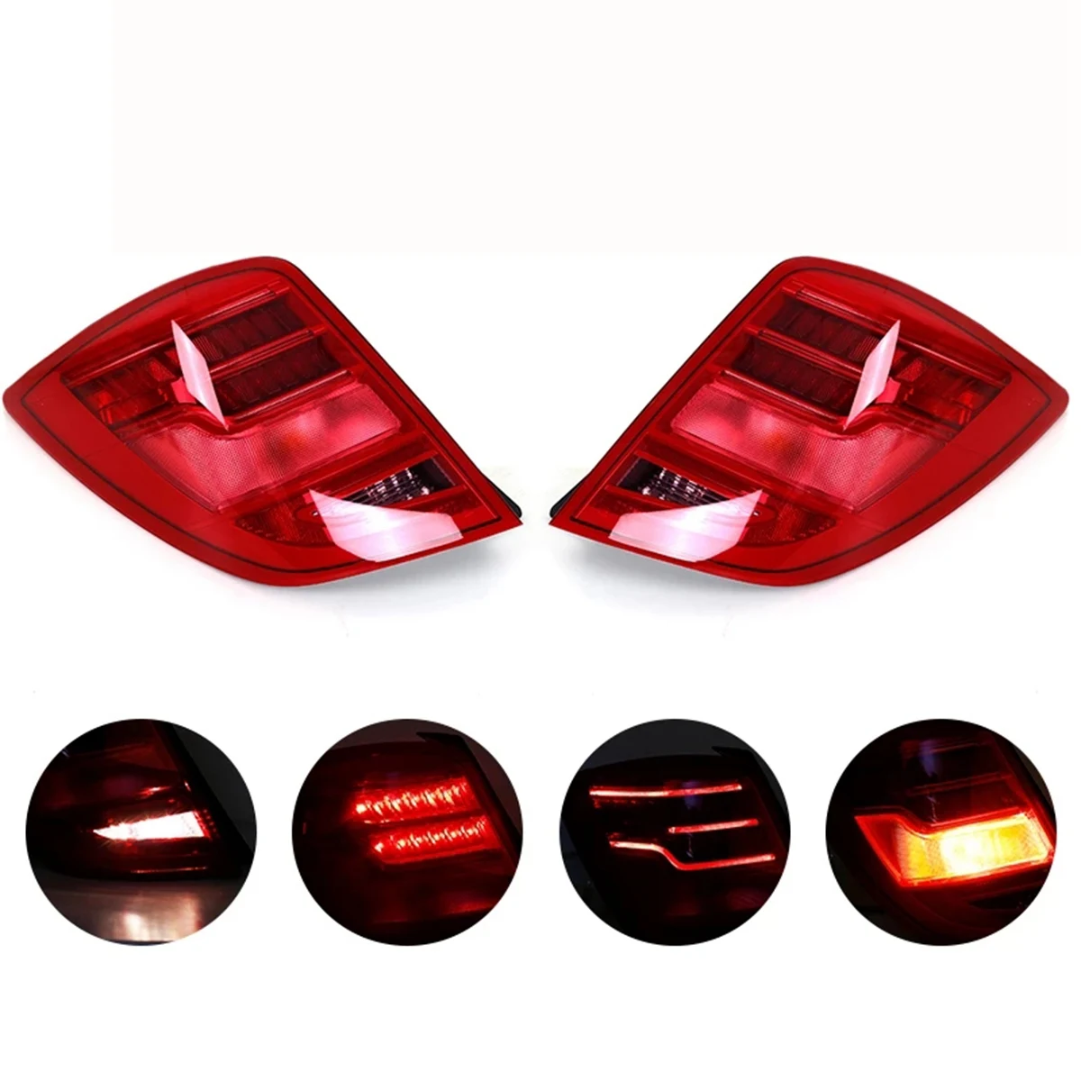 

Car Rear Headlight Assembly Brake Light Signal Indicator Turn Signal Combination Light Assembly for Lifan X60 Right