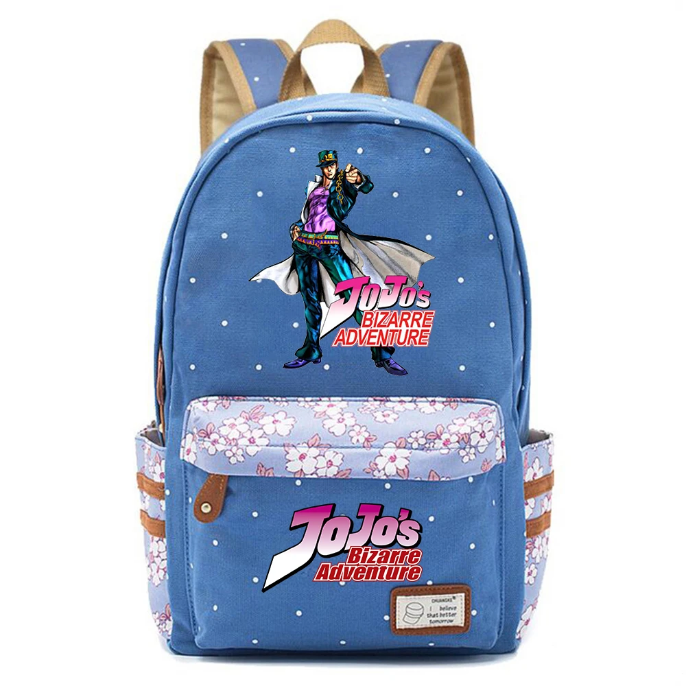 

Anime JoJo's Bizarre Adventure Casual Backpack Teenger Schoolbag Unisex Packsack High Quality Mochila Student Travel Laptop Bag
