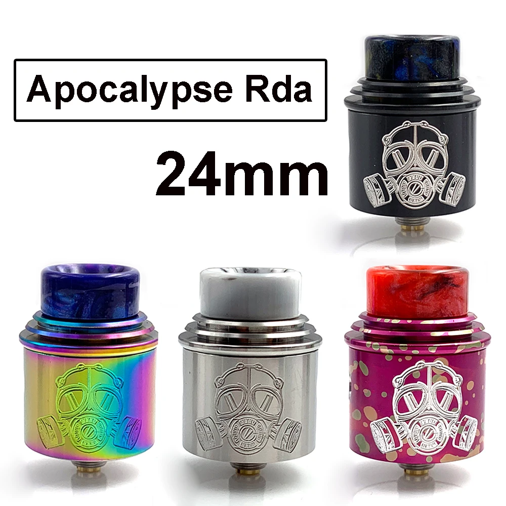 

Резервуар RDA RunVape Apocalypse, 24 мм, перестраиваемый капающий распылитель с BF PIN распылитель, атомайзер для 510 года, набор для вейпа