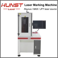 hunst enclosed fiber marking machine maxjptraycus fiber laser 20w 30w 50w 100w for gold silver metal plastic engraving cutting