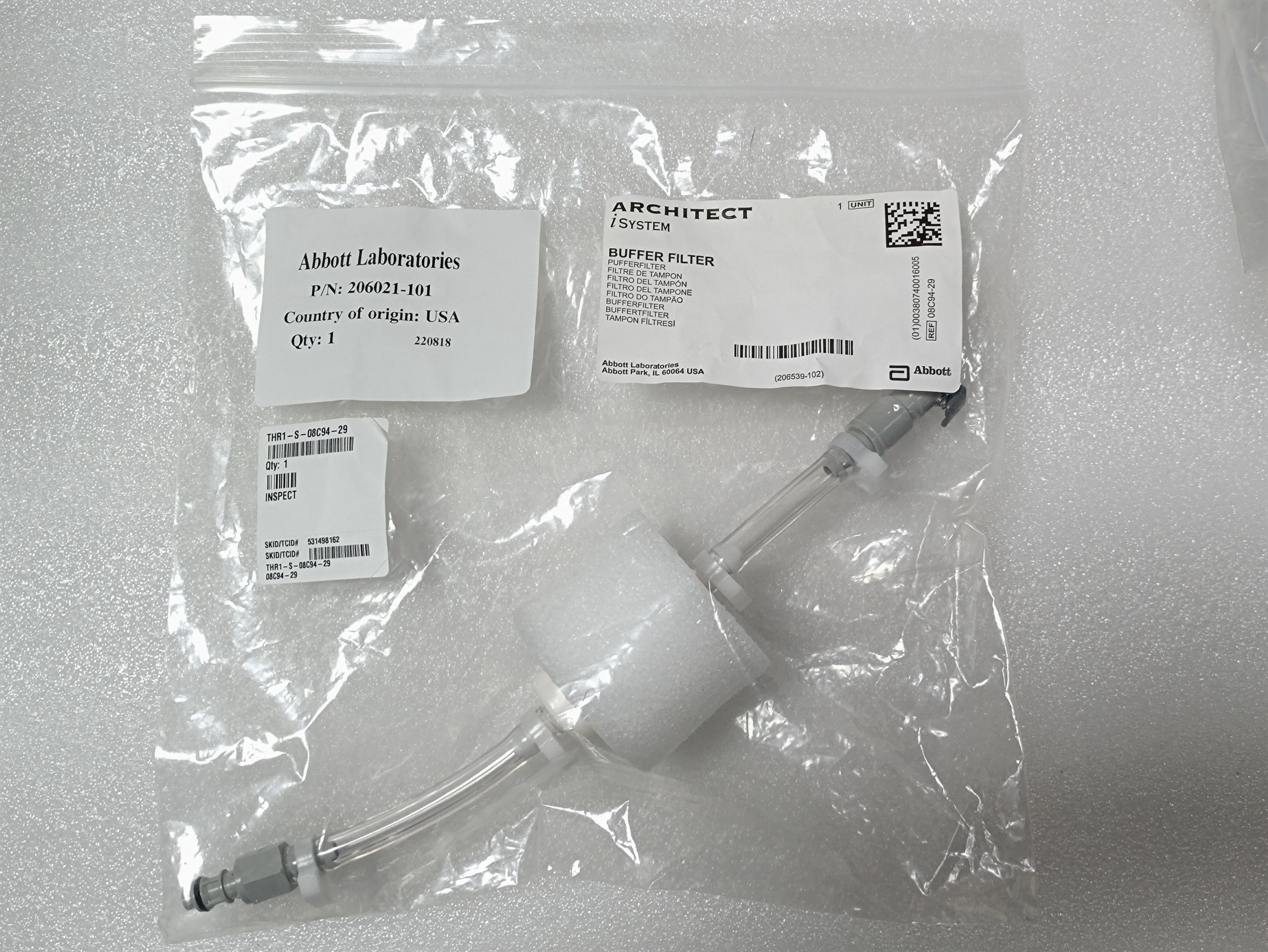 

Буферный фильтр для Abbott REF:08C94-29 новый, оригинальный