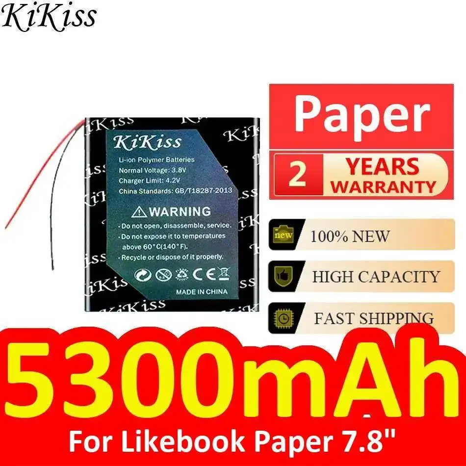 Фото Высокоэффективный аккумулятор CLP307499 4100-5300 мАч для электронной книги Likebook Mars Paper t65a e - Book Reader 7,8 дюйма №3