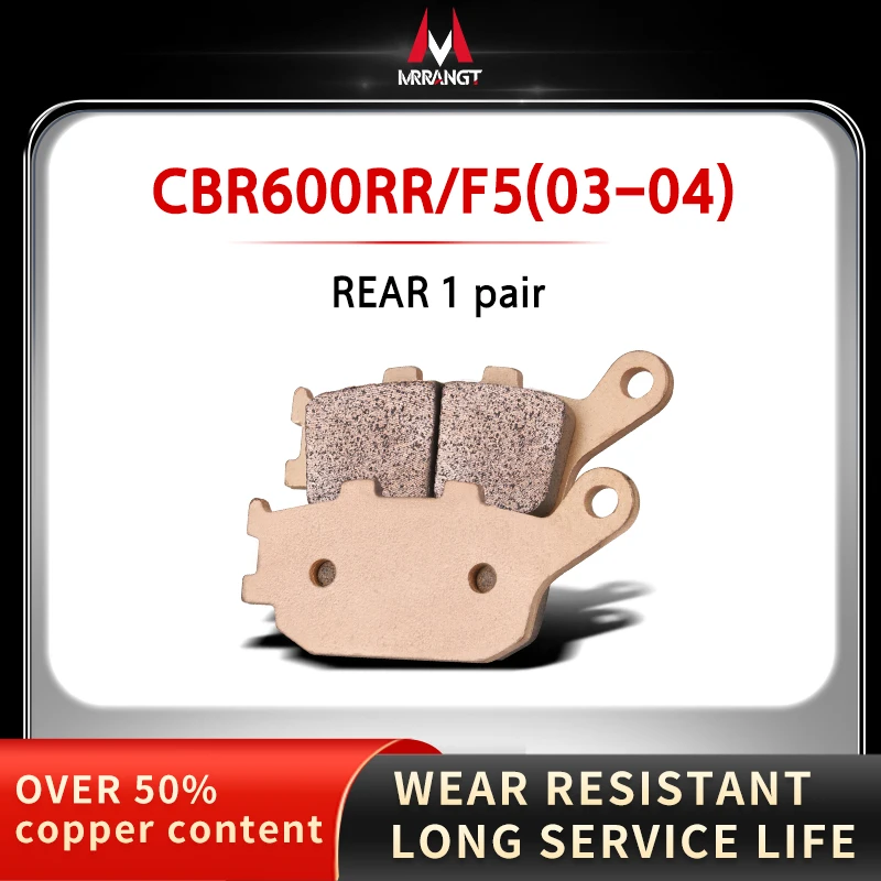 

Металлическая тормозная колодка Mrrangt для мотоцикла HONDA CBR600RR CBR1000RR F5 CB1100 2003-2016 CBR 600 1000