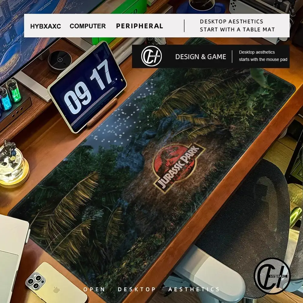 Коврик для мыши J-Jurassic-Park милый HD настольный коврик расширенные коврики игровой