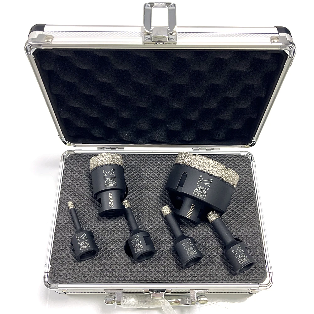 6 шт. набор корончатых сверл для керамики гранита мрамора