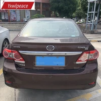 for toyota corolla spoiler 2008 2009 2010 2011 2012 2013 abs plastic unpainted color trunk spoiler car tail wing trim