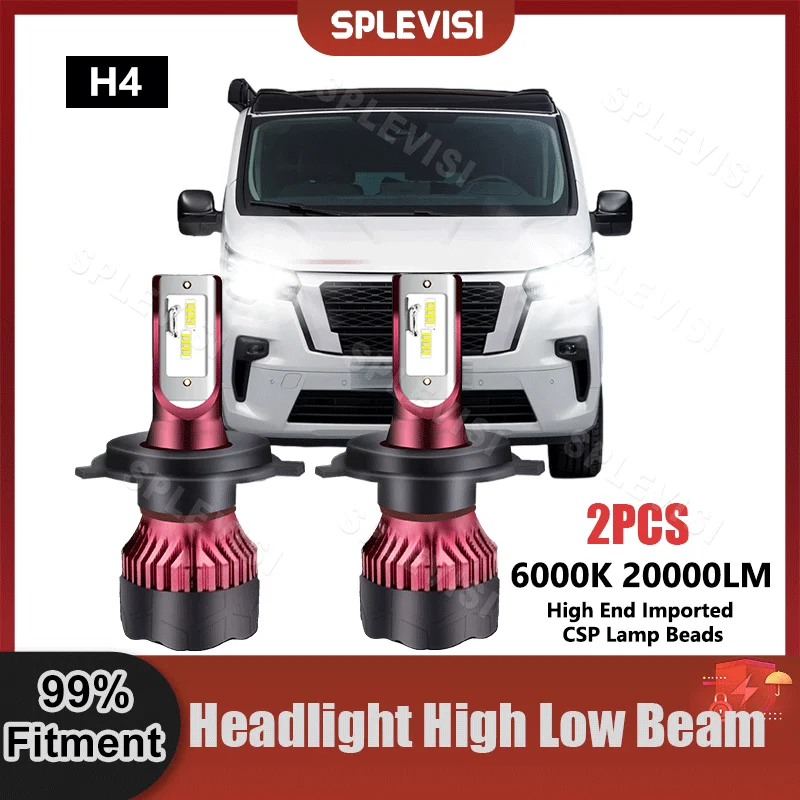 Фары головного света дальнего и ближнего для Nissan X-Trail T30 9003 2001 2002 2003 2004 2005 2006 2 шт.