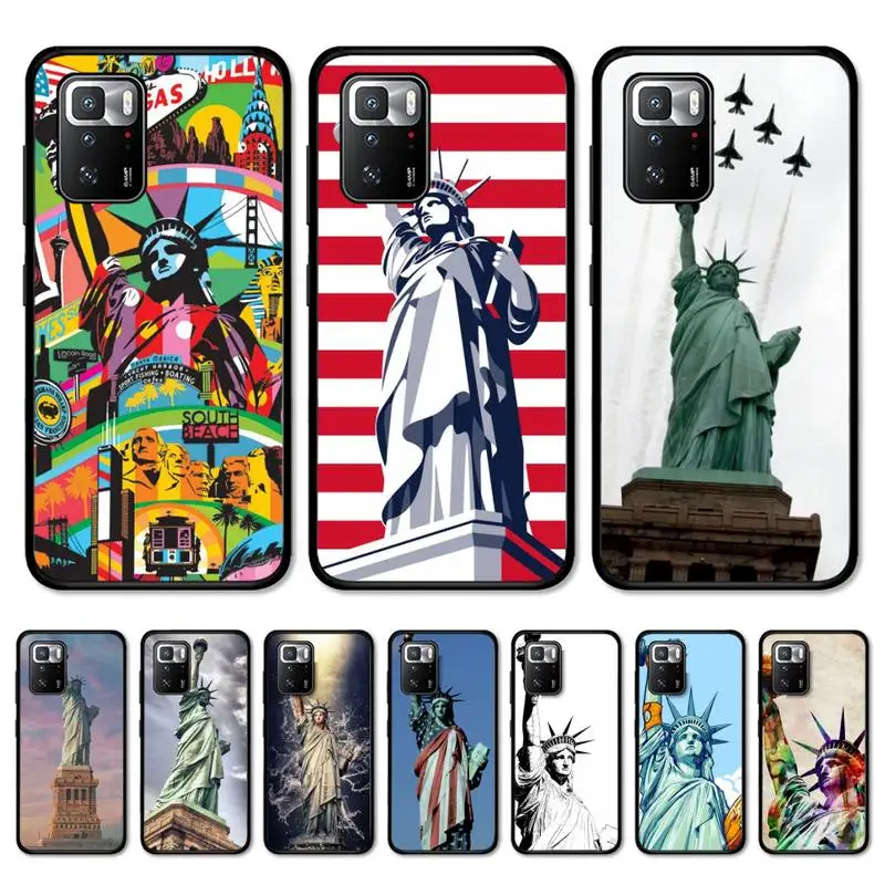 

Statue of Liberty Phone Case for Redmi Note 8 7 9 4 6 pro max T X 5A 3 10 lite pro