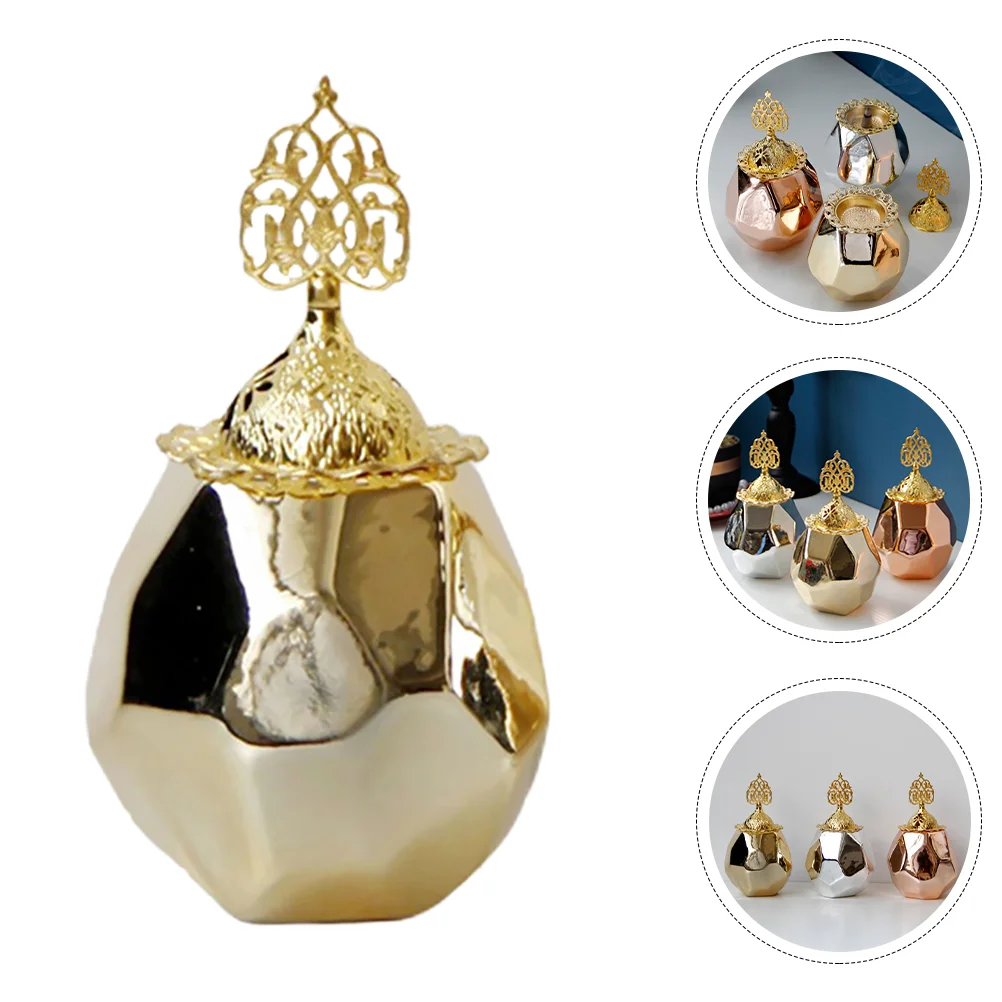

Retro Desktop Ceramic Aromatherapy Burner Delicate Shape Censer Ornament