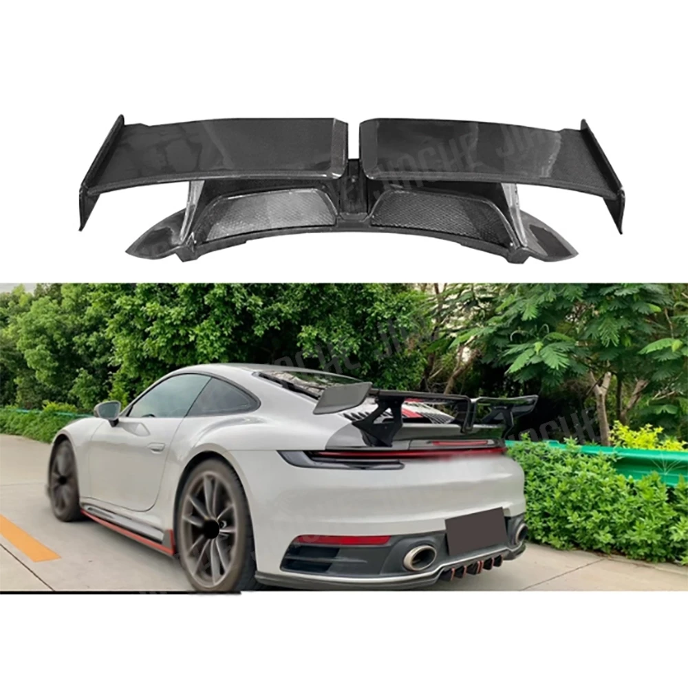 Спойлер на заднее крыло багажника из углеродного волокна для Porsche 911 922 спойлер