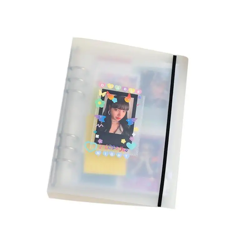 

Kpop Photocard Holder Frosted Photocard Loose-Leaf Album Students Girls Photo Card Organizer For Business Cards Kpop Photocards