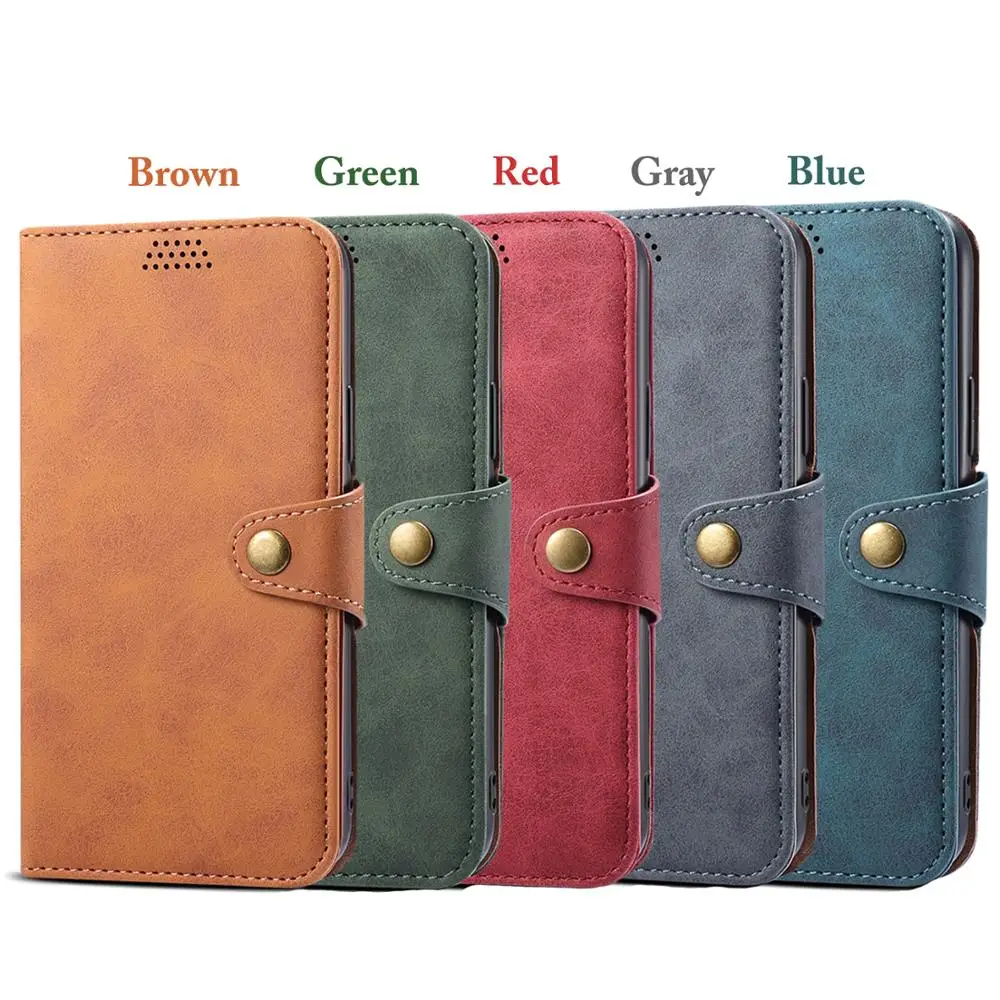 New Pu Leather Case For Iphone X Xr Xs Se Luxury Flip Stand Magnetic Wallet Cover For Iphone 14 13 12 11 Pro Max 7 8 Plus Cases