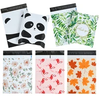 10pcslot creative printed poly mailer bag packaging envelopes with self seal courier storage bags clothes mailing shipping bags