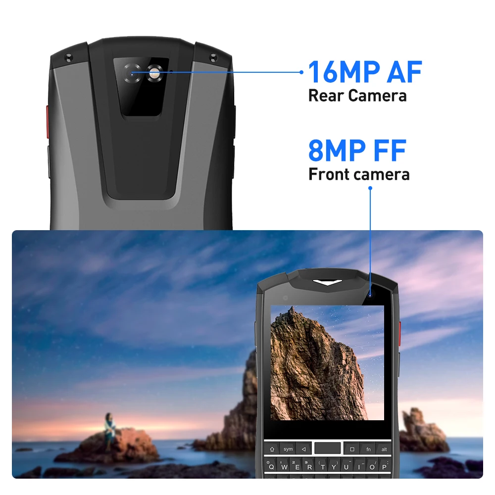 Tanie Unihertz Titan Klawiatura Kieszonkowa Smartphone Android 11 Octa Core Telefony Komórkowe 6GB 128GB 3.1 Cal Telefon Komórkowy 4000mAh NFC Odblokowany