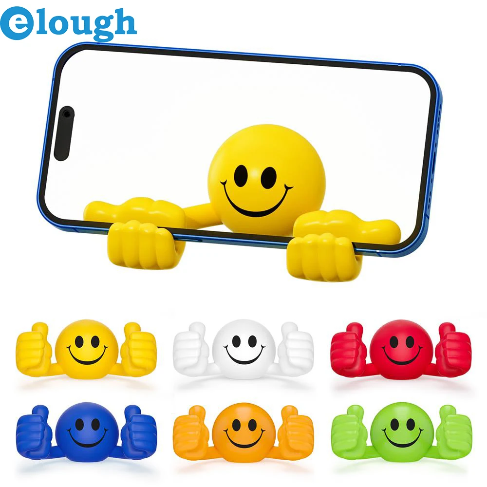 Подставка для телефона Elough Smiling Thumb 360° ° Вращающийся настольный держатель