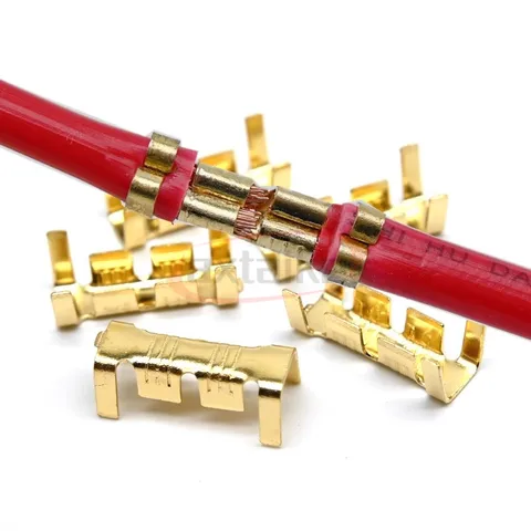 100 шт. DJ453 0.5-1.5 DJ453C 2-2.5 U-образные клеммы для проводов, разъемы для жгутов проводов, холодные клеммы, холодные вставки