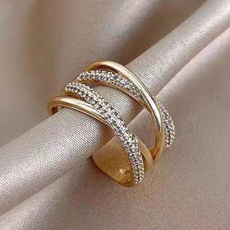 

Женское кольцо с цирконом, в Корейском стиле