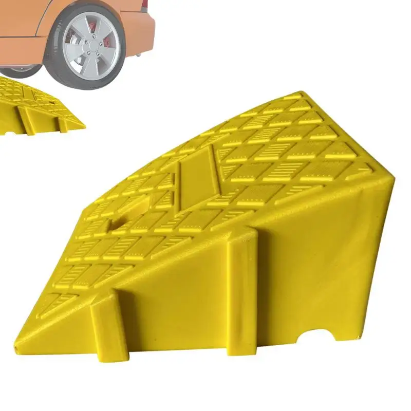 

Driveway Curb Ramps For Cars PVC Driveway Curb Ramp Lightweight Threshold Ramp For Driveway Loading Dock Sidewalk Scooter Bike