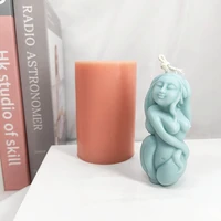 new arrival sexy miss tang plus size girl candle mold clay resin plaster mould diy tools home decor