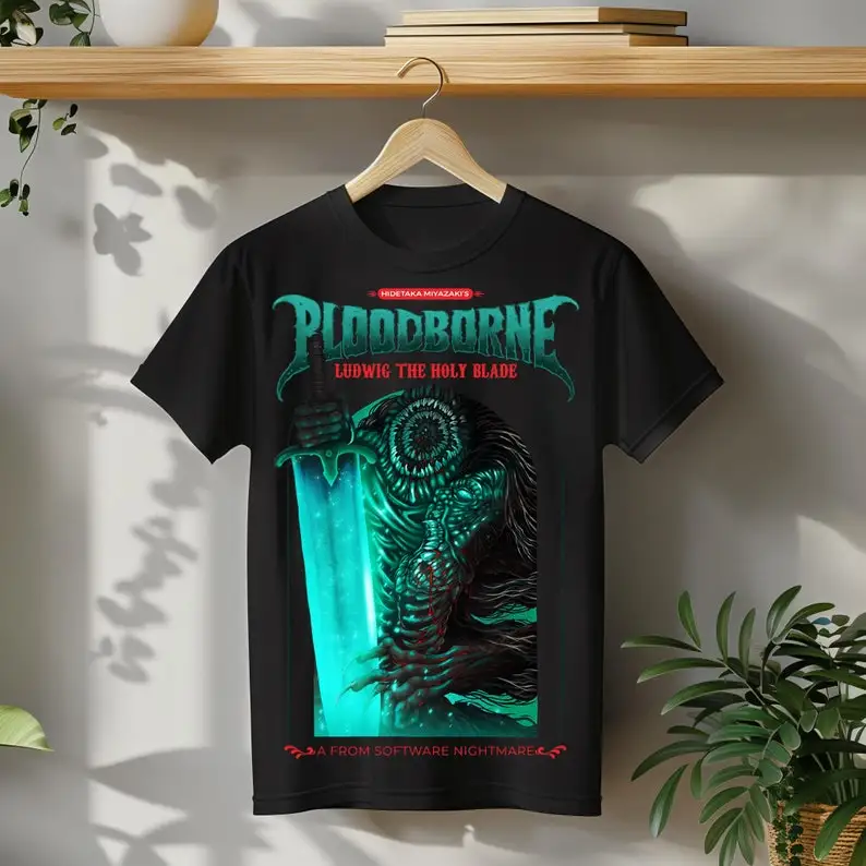 Футболка с принтом д/ф кровавые души