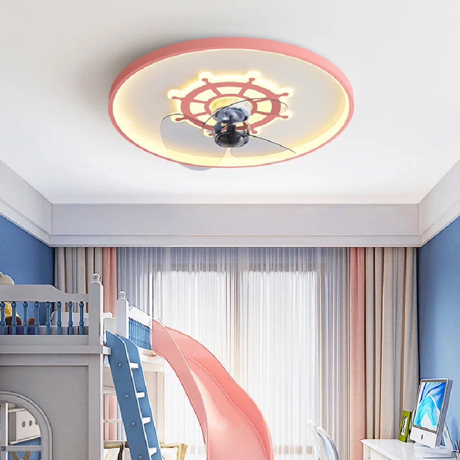 

Nordic bedroom decor led lights for room Ceiling fan light lamp restaurant dining room Ceiling fans with lights remote control