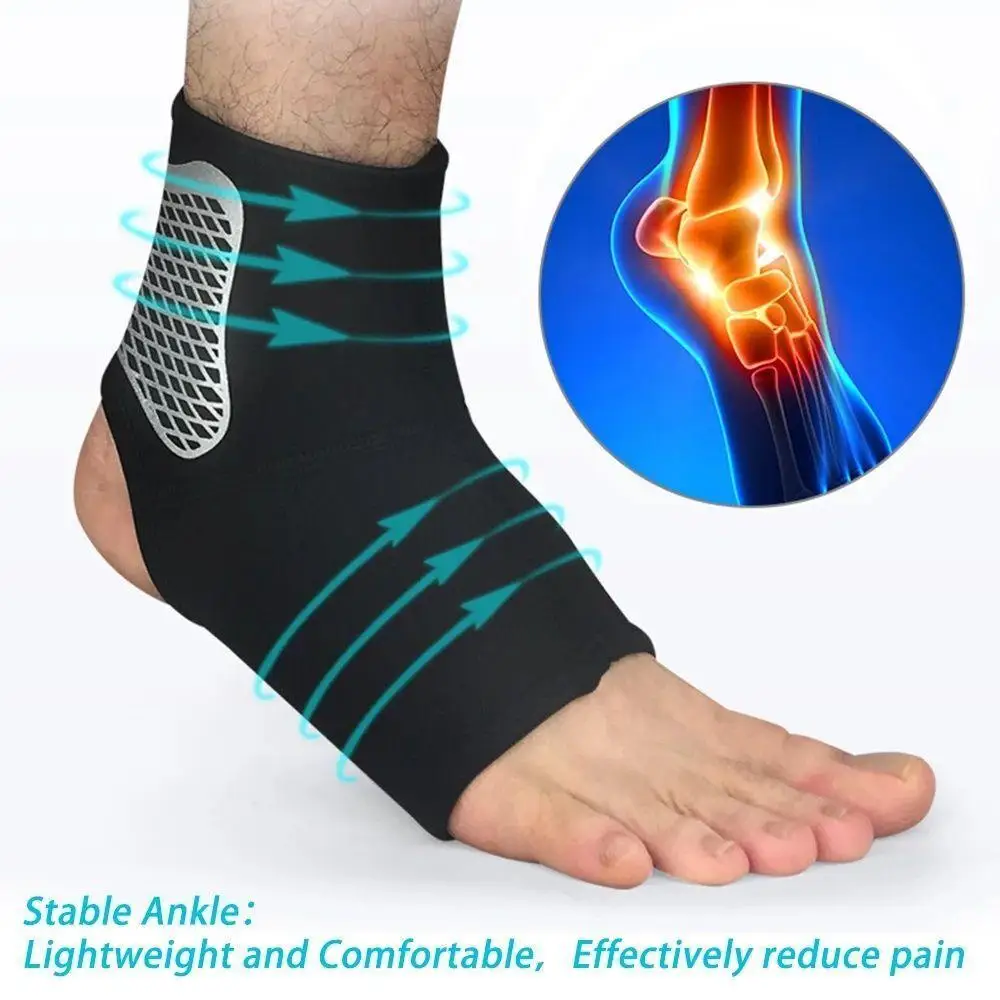 

1pc Pressurized Ankle Brace Protector Men Women Sports Protective Gear Football Ankle Support Basketball Compression Ankle Brace