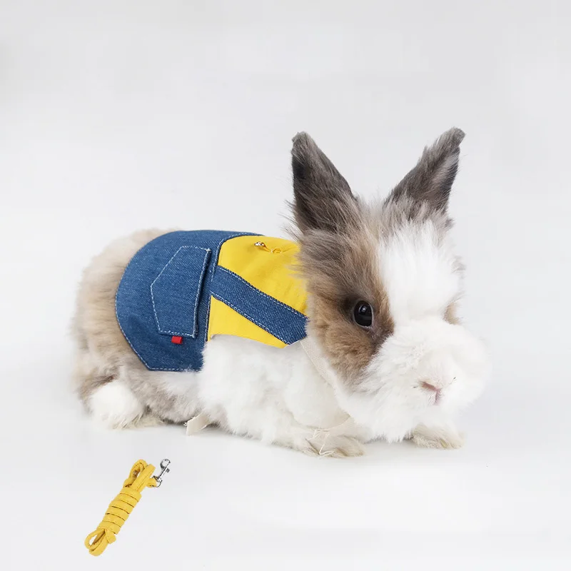 

Уличный милый жилет в виде кролика, аксессуары, поводок для одежды в виде кролика, поводок для платья в виде кролика, поводок для одежды в вид...