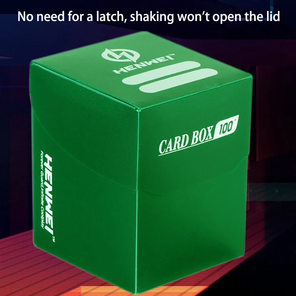Фото Портативный кейс для карт TCG/OCG из полипропилена, большой объем, более 100 карт, разные цвета, для MTG/PKM/YGO/Gathering, с разделителями №2