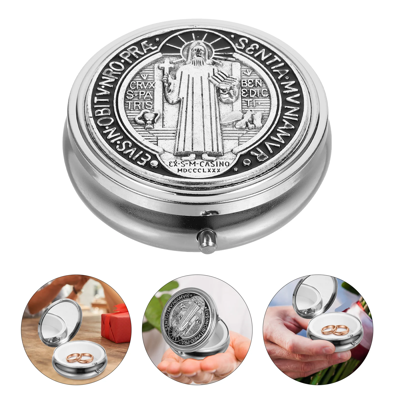 Подарочная коробка Holy Grail четок ювелирные изделия кольца металлический